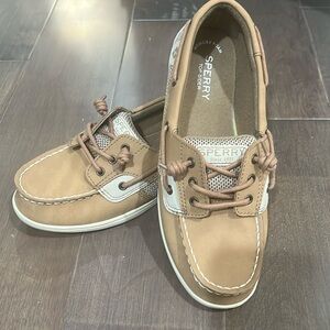 Girls Sperry Shoresider 3 Eye Boat Shoe